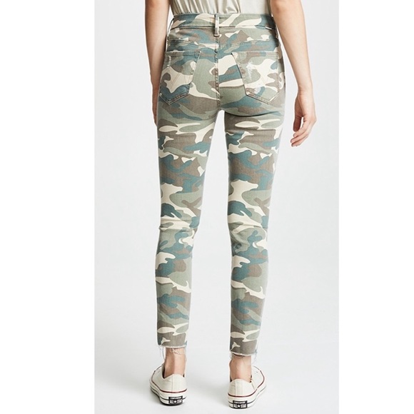 LAST SZ 28 HP🎉MOTHER NWT High Waisted Looker Camo - Picture 2 of 6